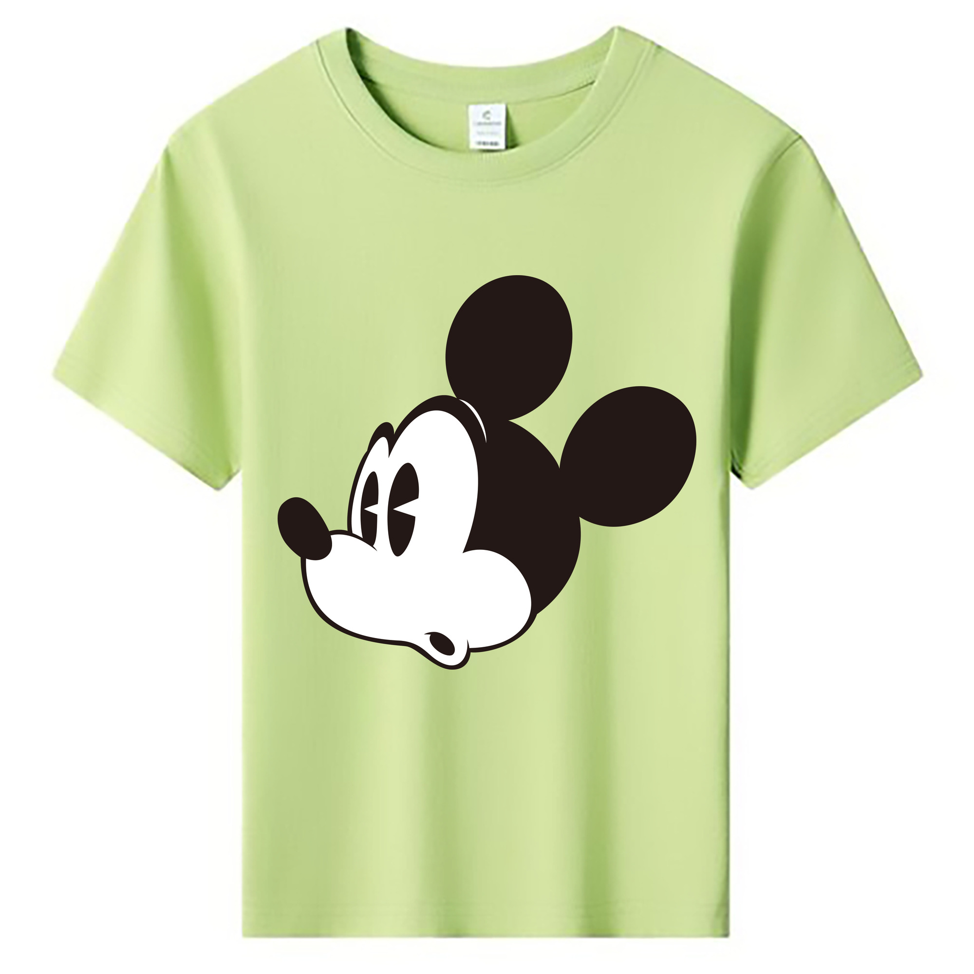 ミッキーマウス Mickey Mouse 綿100％キッズTシャツ（フロントプリント）